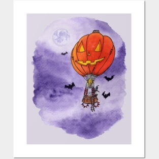 Spooky Balloon Posters and Art